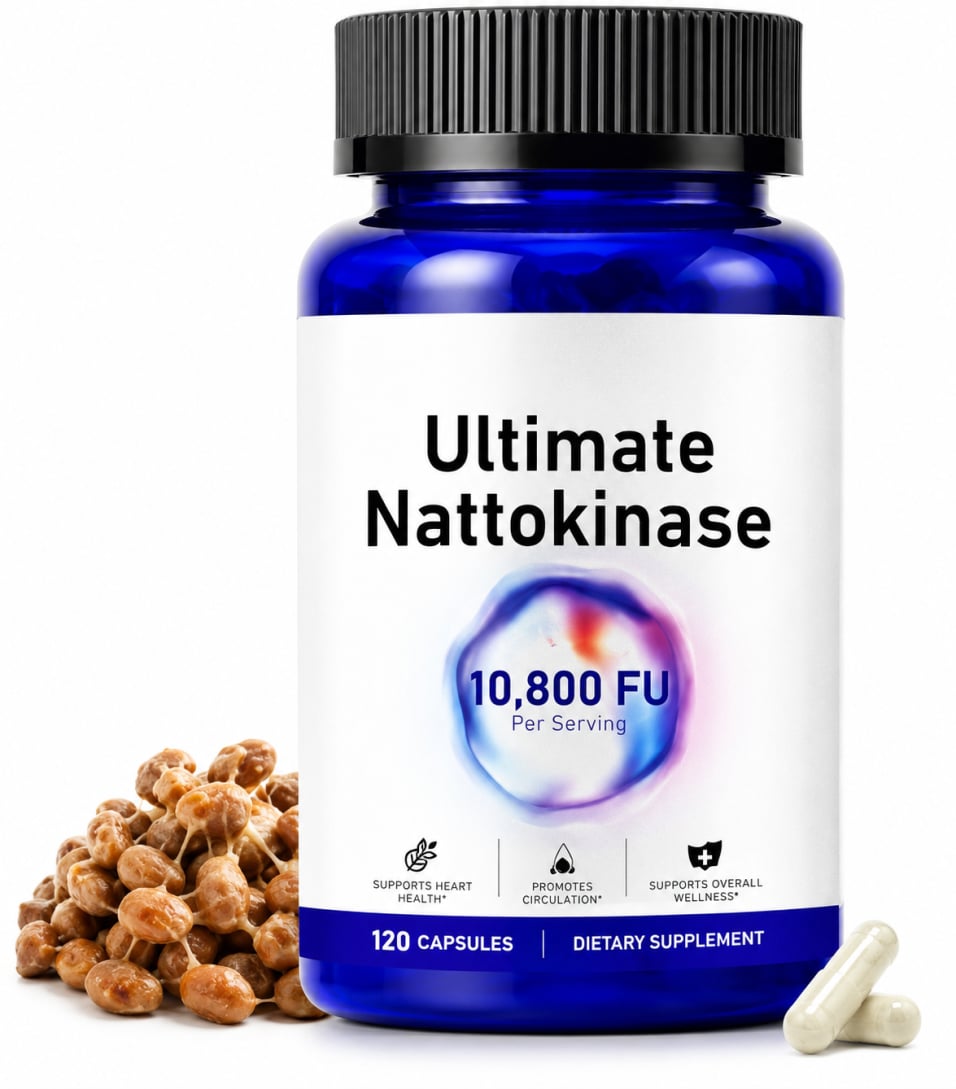 Nattokinase Bottle Overview